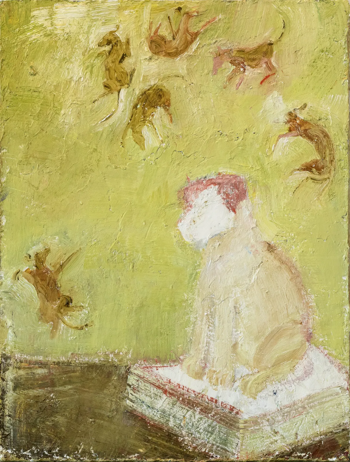 An expressive, semi-abstract painting by Tracey Jones