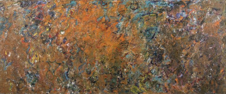 An expressive, semi-abstract painting by Tracey Jones