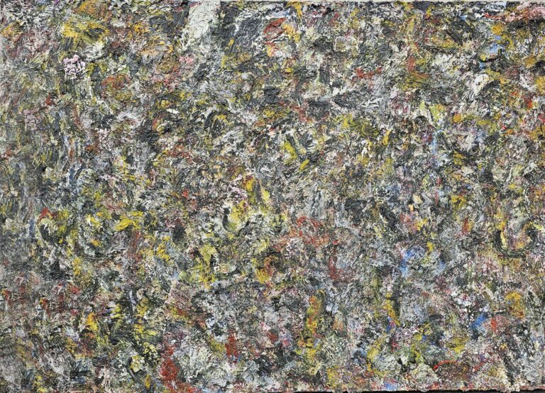 An expressive, semi-abstract painting by Tracey Jones