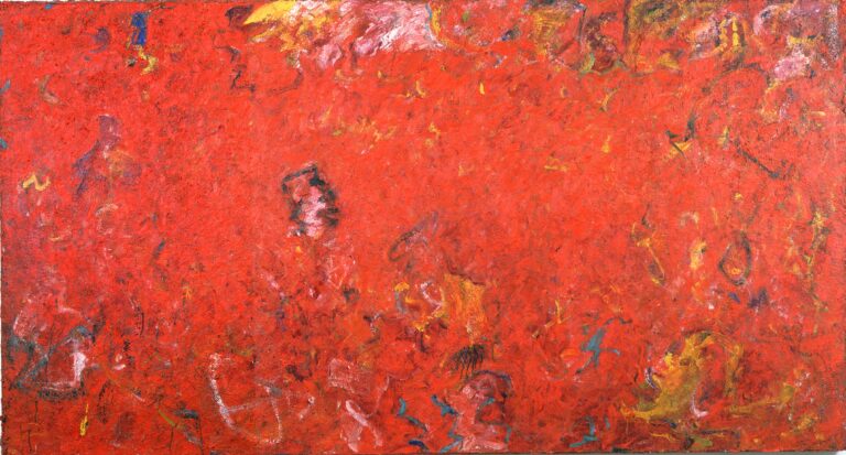An expressive, semi-abstract painting by Tracey Jones