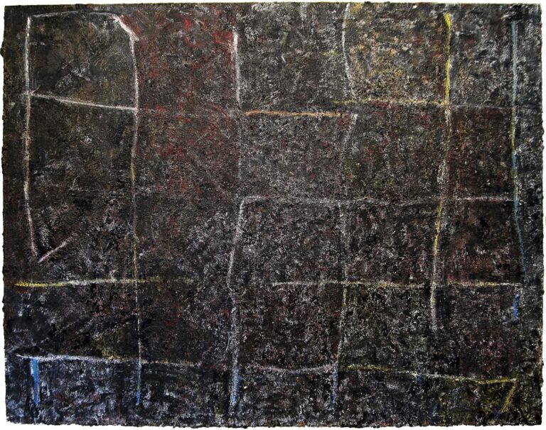 An expressive, semi-abstract painting by Tracey Jones