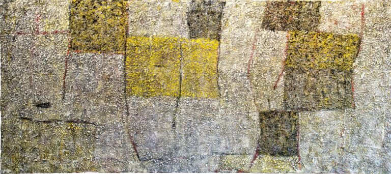 An expressive, semi-abstract painting by Tracey Jones