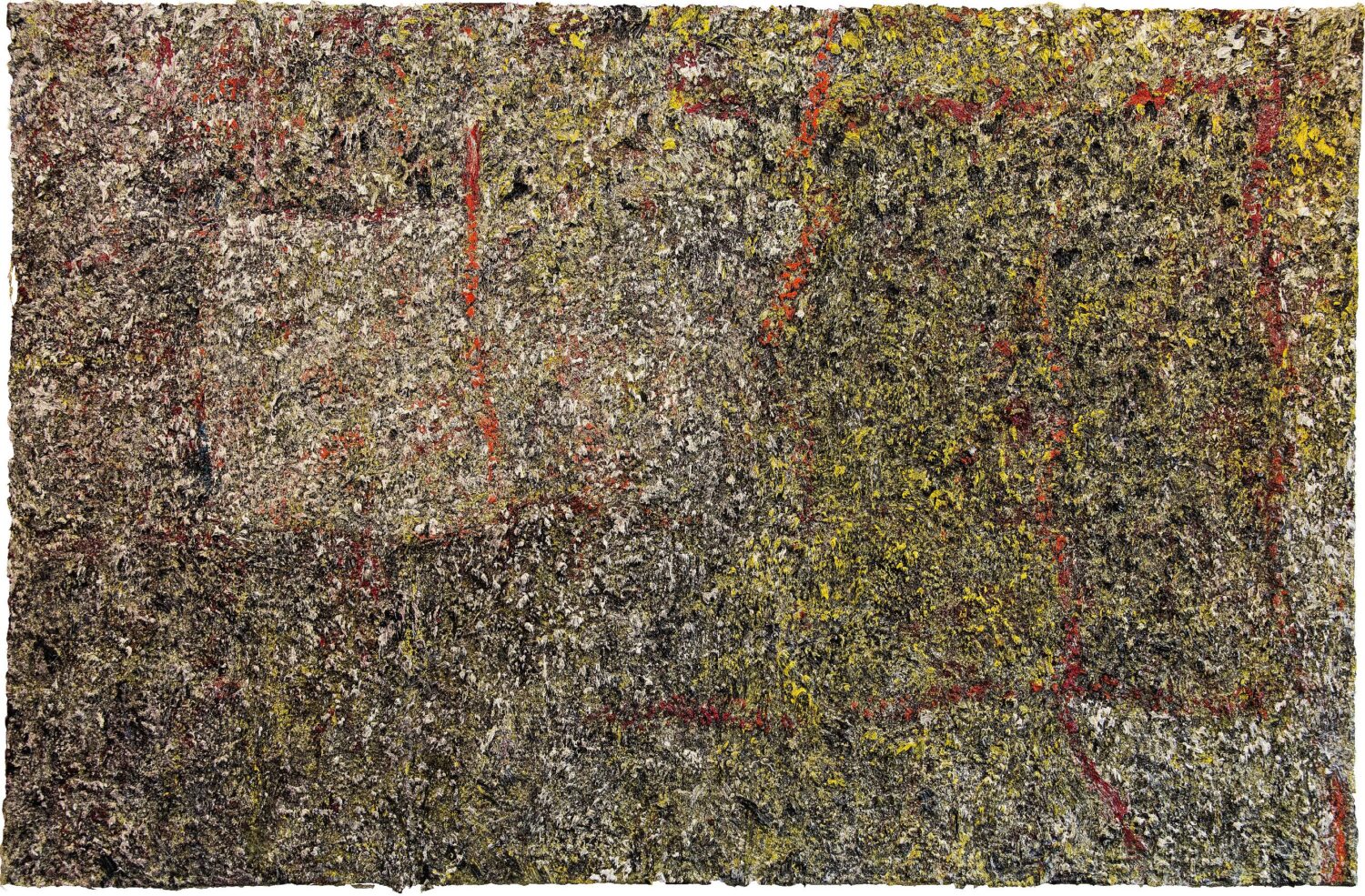An expressive, semi-abstract painting by Tracey Jones