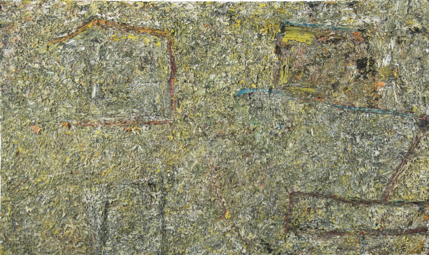 An expressive, semi-abstract painting by Tracey Jones