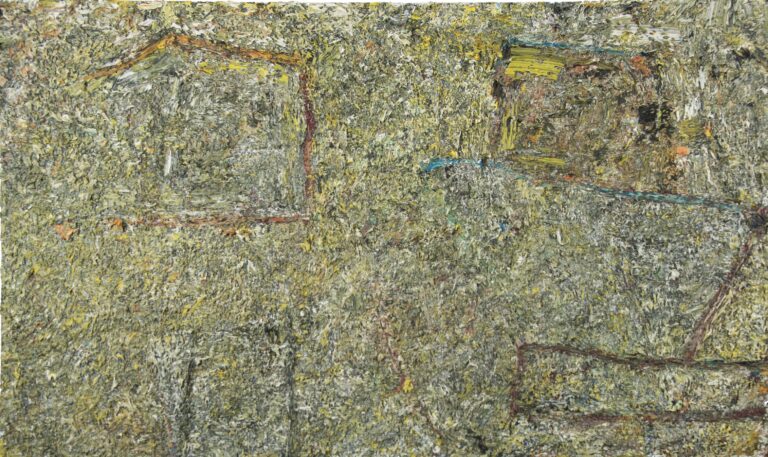 An expressive, semi-abstract painting by Tracey Jones