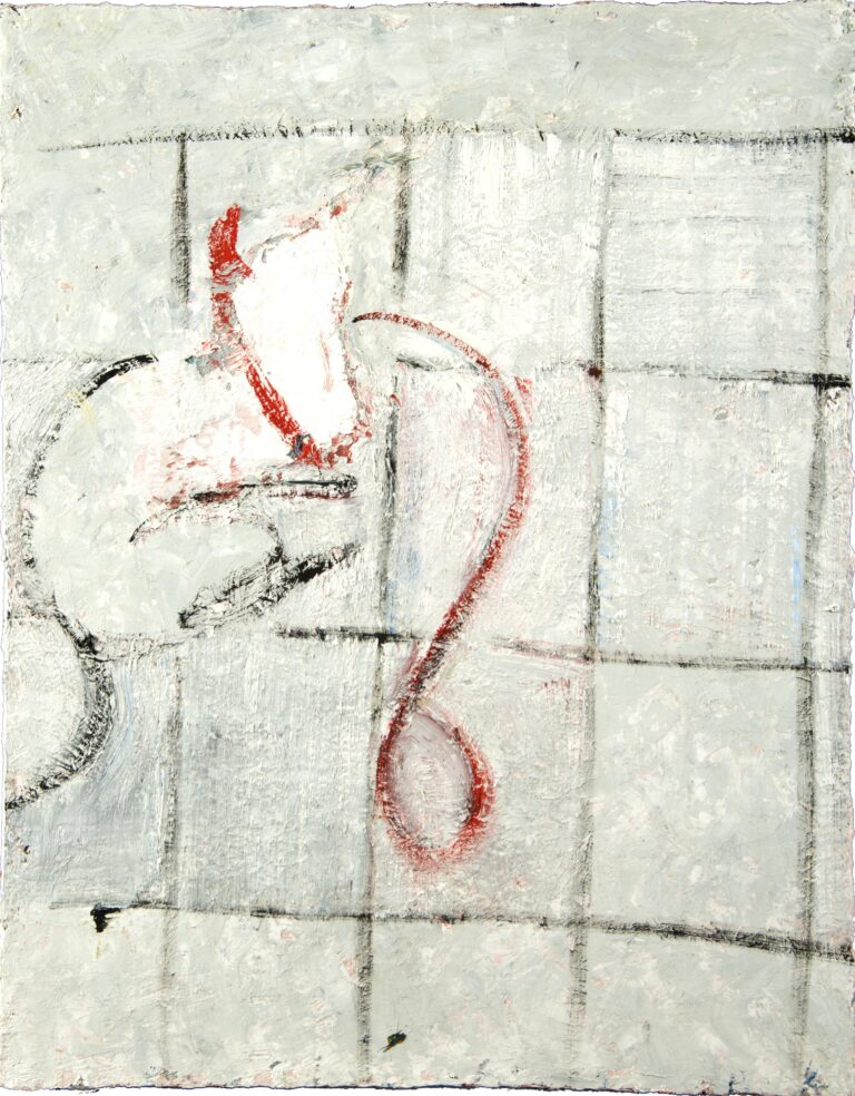 An expressive, semi-abstract painting by Tracey Jones