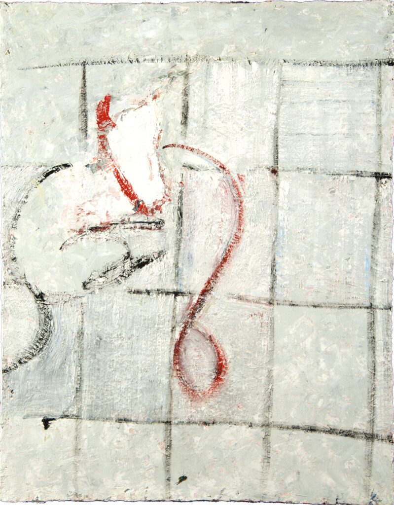 An expressive, semi-abstract painting by Tracey Jones