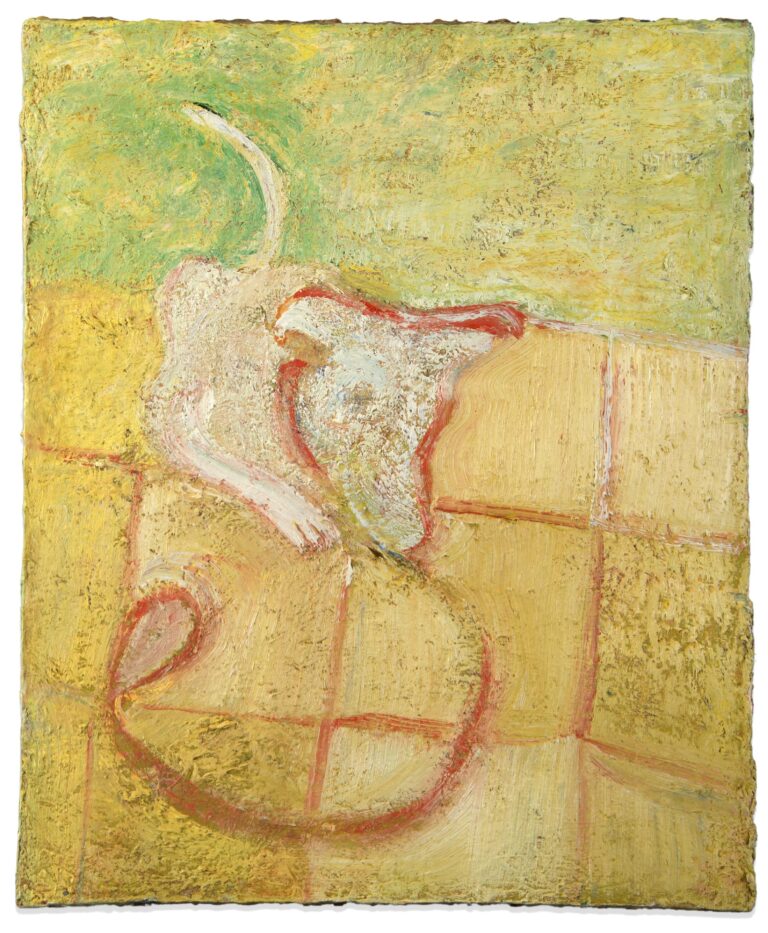 An expressive, semi-abstract painting by Tracey Jones