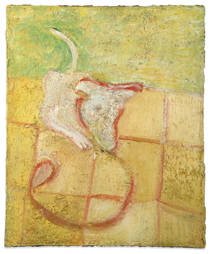 An expressive, semi-abstract painting by Tracey Jones