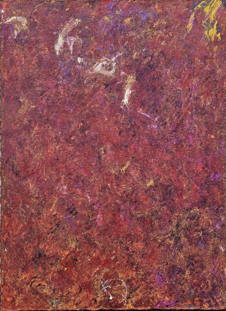 An expressive, semi-abstract painting by Tracey Jones
