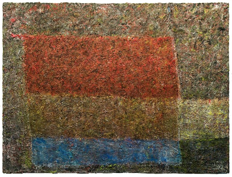 An expressive, semi-abstract painting by Tracey Jones