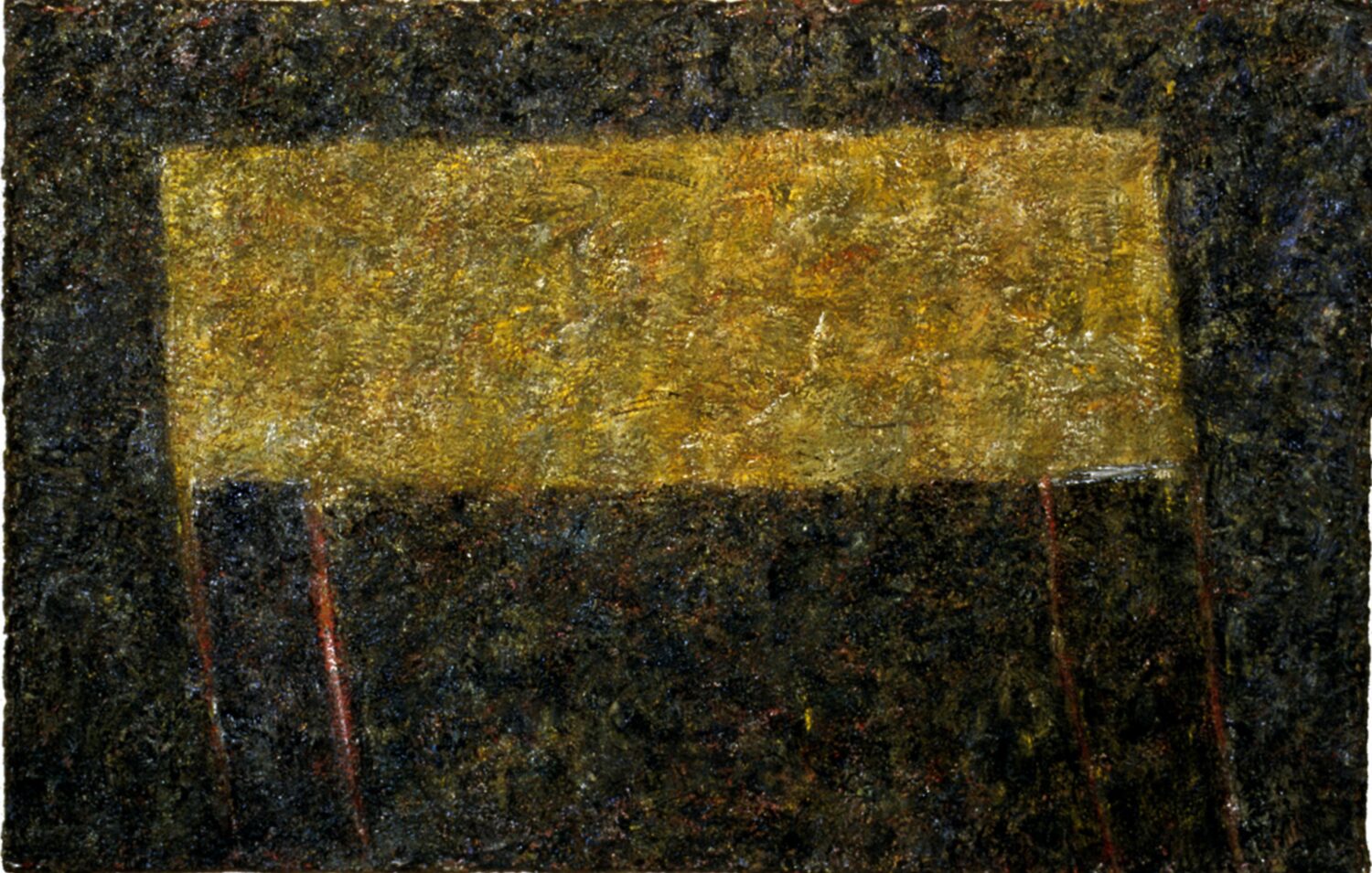 An expressive, semi-abstract painting by Tracey Jones